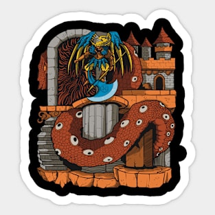 curse knight 5 Sticker